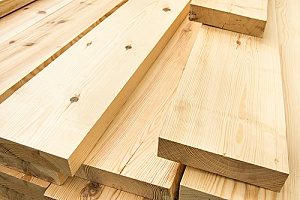 treated lumber products distributed by a lumber and plywood company