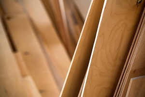 close up of types of plywood sheets