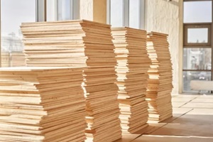 plywood boards on the industry